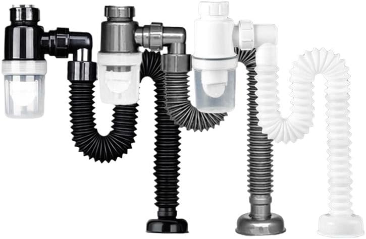 Removedor de obstrucciones de drenaje Manguera De Drenaje para Fregadero De Cocina, Tubería Flexible Estirable, Desodorante, Accesorios De Tubería