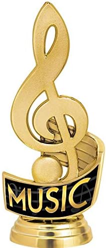 Crown Awards Trofeo de música, trofeos musicales de copa dorada de 14 pulgadas con personalización gratuita