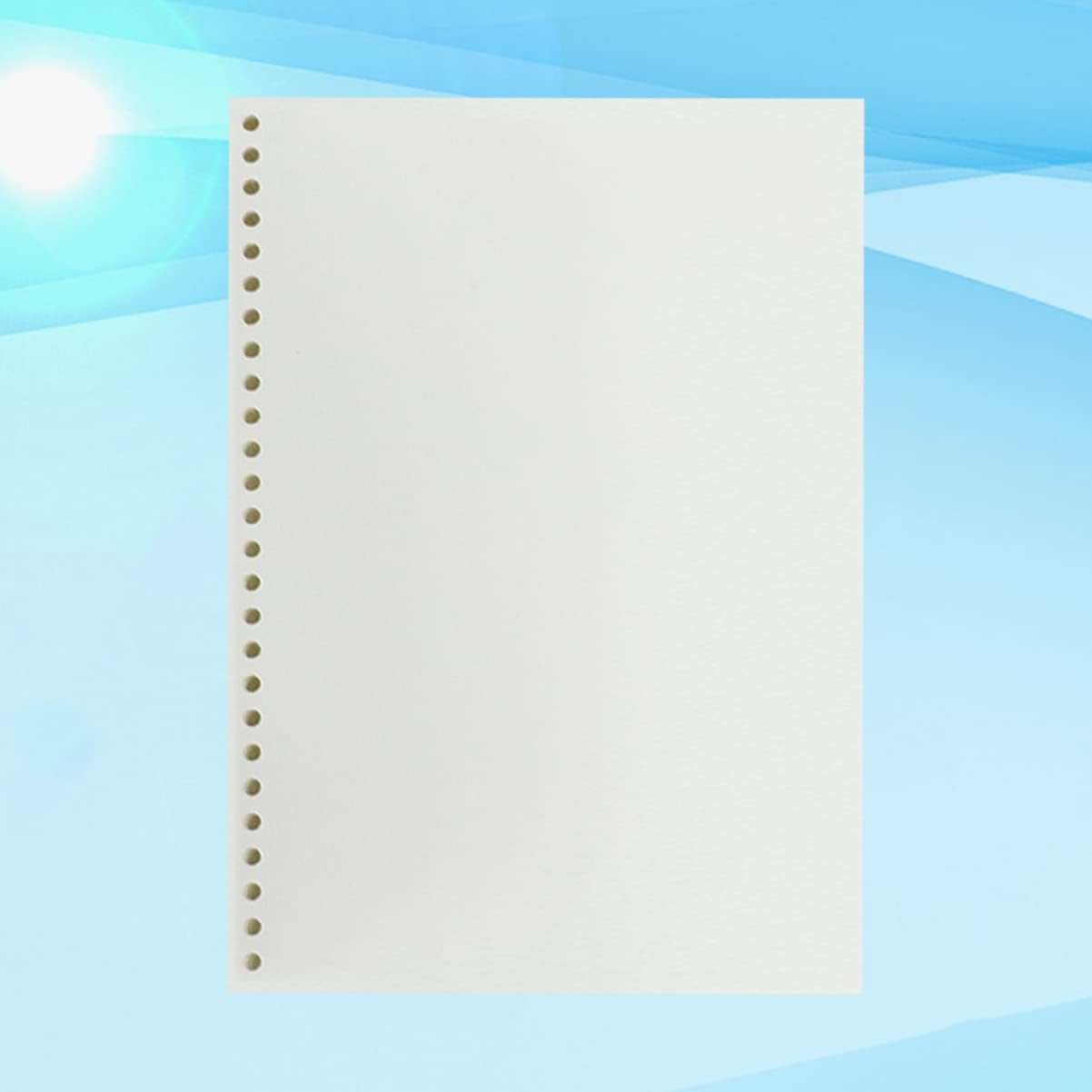VILLCASE 50 hojas de recambio de página, bloc de dibujo para niños, diarios, blocs de bocetos de papel para niños, papel de recambio de dibujo para