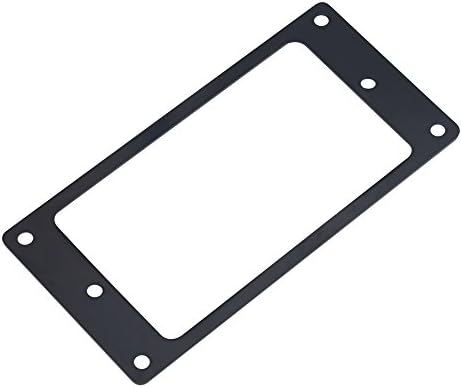 Anillos de montaje de marco de pastilla, 2 piezas de repuesto de metal Humbucker para guitarras eléctricas (negro)