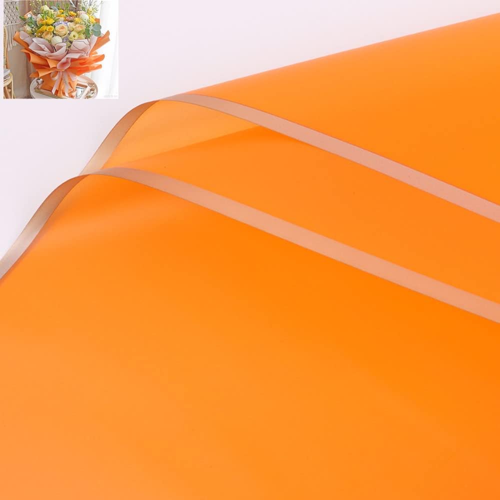 20 hojas de papel de regalo de flores impermeables de 23.6 x 23.6 pulgadas, papel de regalo floral impermeable para envolver flores frescas,