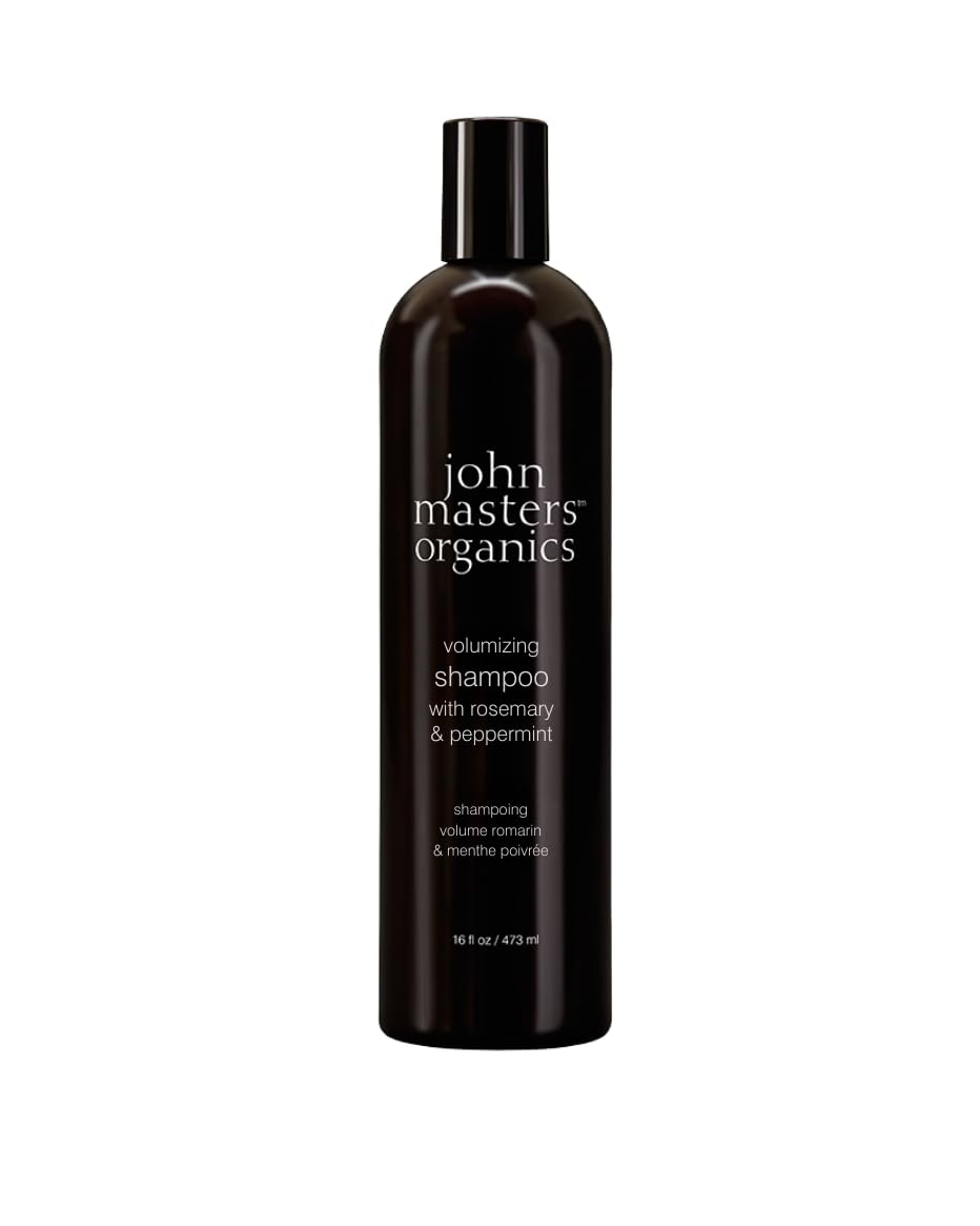 Champú para cabello fino con romero y menta, 16 onzas líquidas