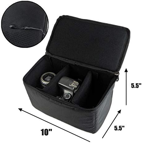 G-raphy Bolsa de inserción para cámara con funda para cámara – Haz tu propia bolsa para cámara (inserto negro)