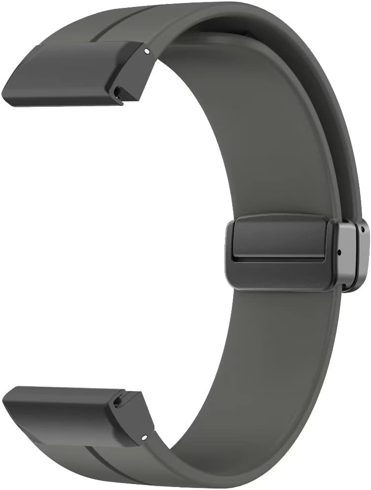 Correa deportiva Conm para Garmin Fenix 7x76x Gps65x5, correa magnética de repuesto de silicona de 0.866in y 1.024in