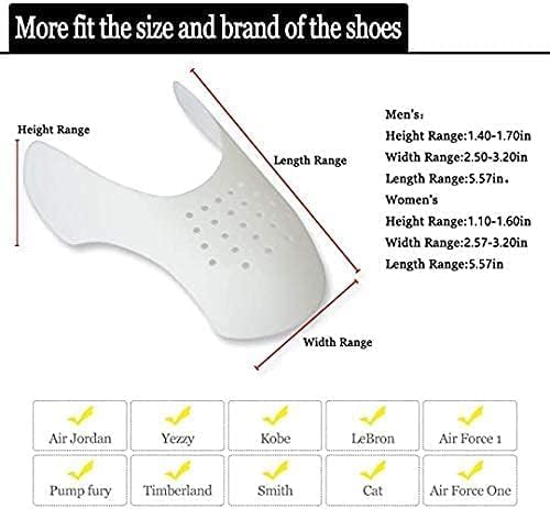 Protector de arrugas para zapatos, 6 pares de protectores de arrugas para la mayoría de zapatos deportivos para hombres 7-12 mujeres 5-9