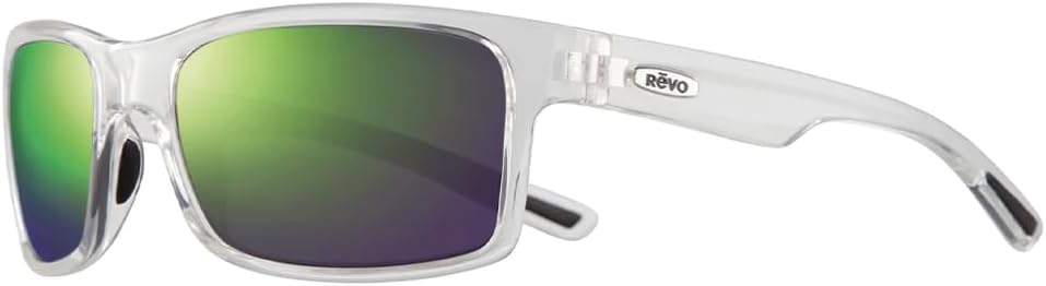 Revo Gafas de sol Crawler lente polarizada con marco de envoltura rectangular de rendimiento
