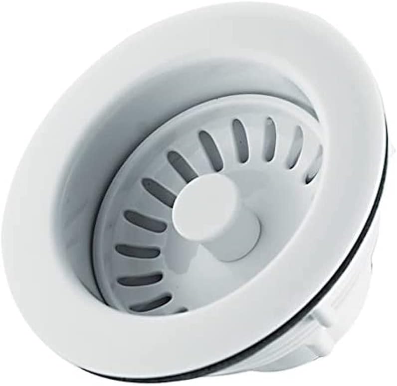 Plumb Craft 7682100N – Colador para fregadero, color blanco