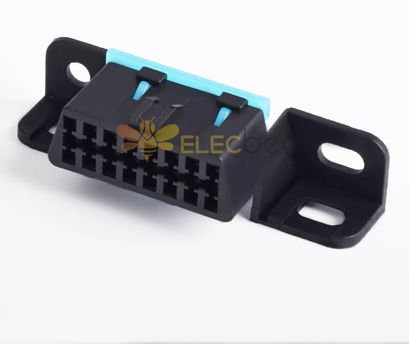 Conector hembra antirrobo del zócalo del interfaz de diagnóstico original OBD2 de VW