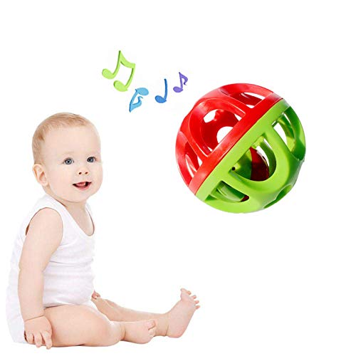 Juguetes para bebés de 3 a 6 meses, bolas de sonajero sensorial con textura, bolas para atrapar la mano, juguete sensorial de fácil agarre, juguetes