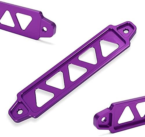 TOMALL Soporte de amarre de batería para automóvil de aleación de aluminio Soporte de montaje de batería Accesorios de bloqueo para Honda Civic