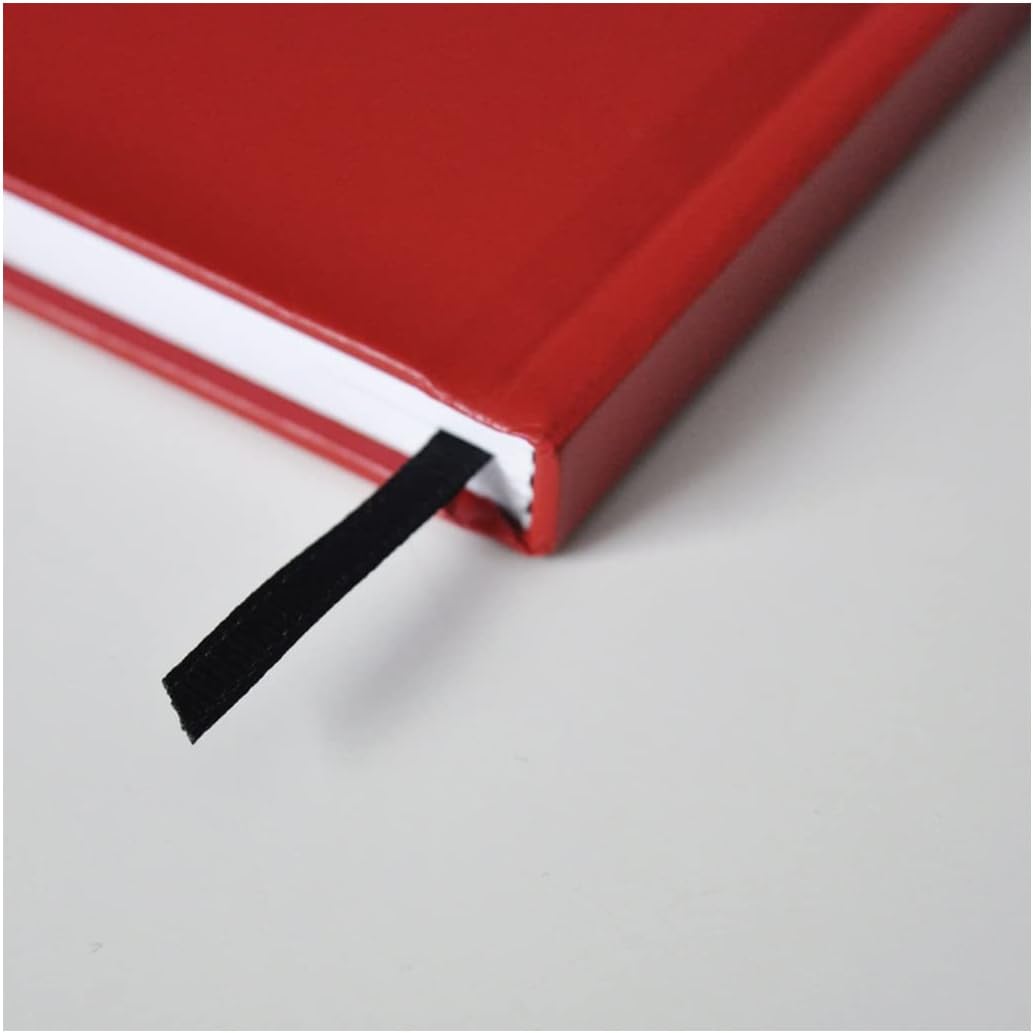 Vela Sciences S7R-D ProCover – Cuaderno de laboratorio expandido, 9.25 x 11.75 pulgadas (9.3 x 11.8 in), 144 páginas, cuero sintético rojo,