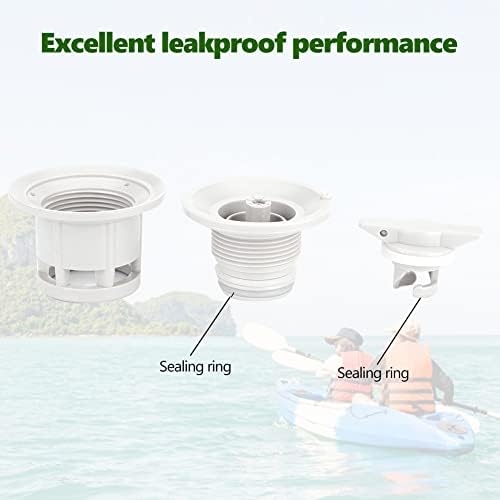 Válvula de aire de barco, cubierta de válvula de gas de aire de PVC, repuesto de válvula de barco para barco inflable, bote, kayak, canoa, balsa de