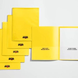 School Smart Take Home – Carpetas resistentes, color amarillo, paquete de 24 School Smart Take Home – Carpetas resistentes, color amarillo, paquete de 24