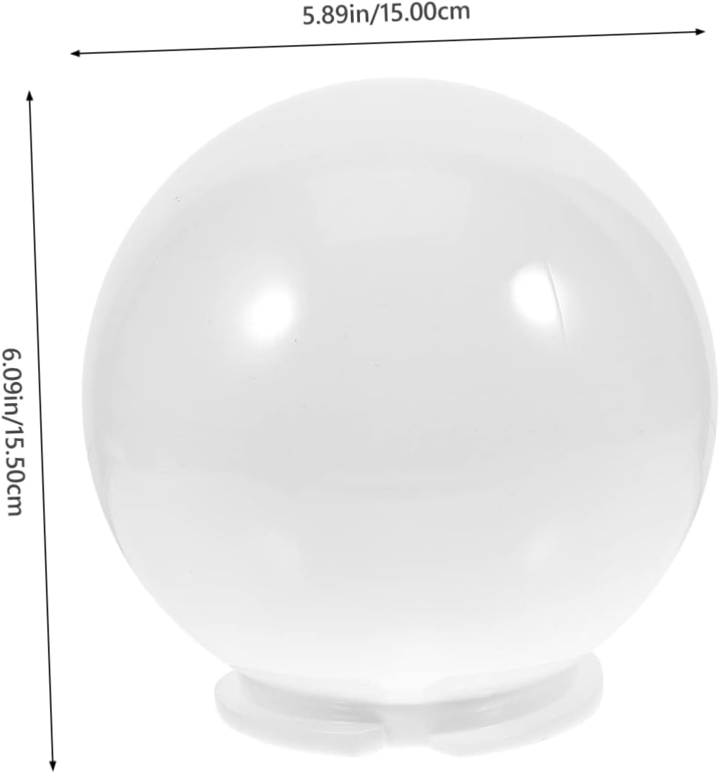 DOITOOL Pantalla redonda de globo 2 piezas bombillas bombillas de luz de piso pantalla de luz de repuesto de plástico poste de lámpara de repuesto