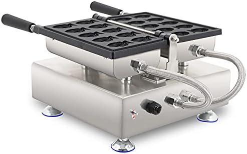 Generic Uso Comercial Antiadherente 110v 220v Eléctrico 10pcs Mini Pequeño Goldfish Waffle Baker Taiyaki Maker Machine