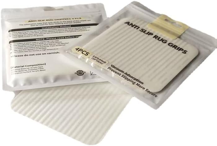 RugGrip – Agarre para alfombra para suelos de madera dura, pinzas lavables para alfombras, “Vacuum Tech” – Nuevos materiales para almohadillas