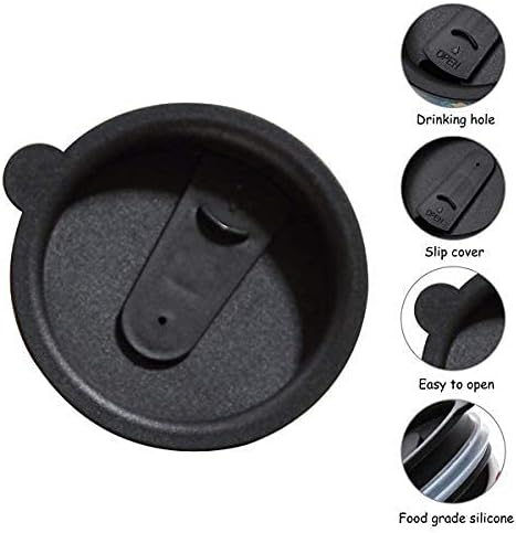 DUSVALLY Taza de cerámica grande taza de café alta tazas de viaje taza de té con leche de porcelana con tapa y caja de color 17oz, simplemente cree,