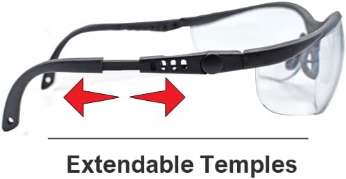 Cordova EJBIRUV5 Retriever – Gafas de soldador, marco negro, lente verde IR 5.0, paquete de 10
