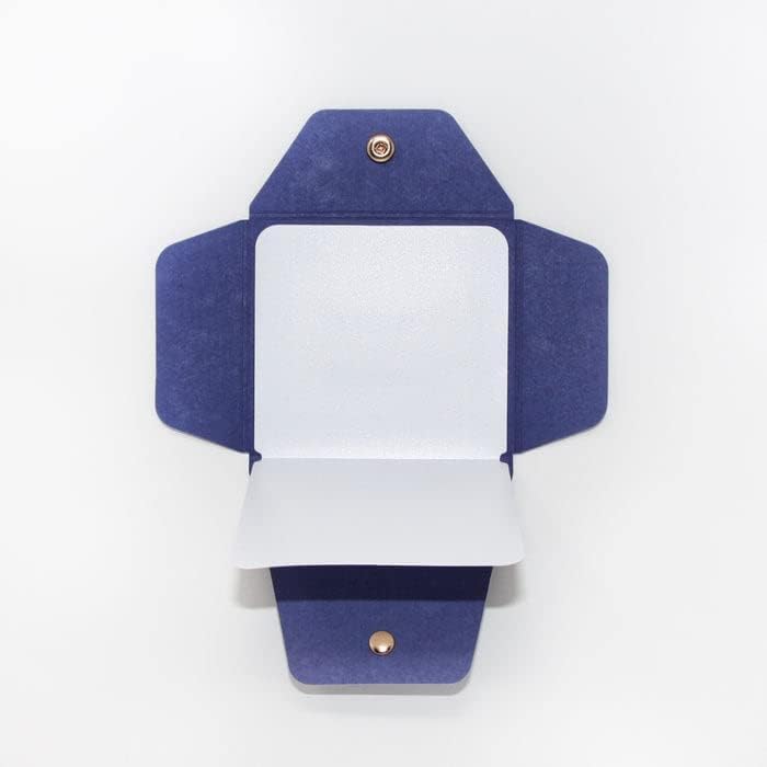 maskSAFE Funda reutilizable de tamaño cartera para mascarilla (azul, pequeña)