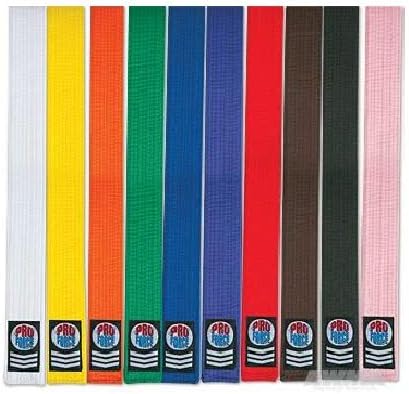 ProForce Extra Long KarateMartial Arts Rank Belts (Yellow, 2-88″)