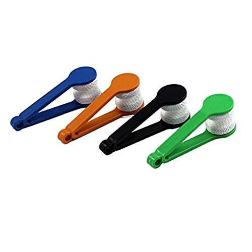 12 piezas de mini gafas de sol, gafas de microfibra limpiador de gafas de microfibra cepillo suave herramienta de limpieza mini gafas de microfibra