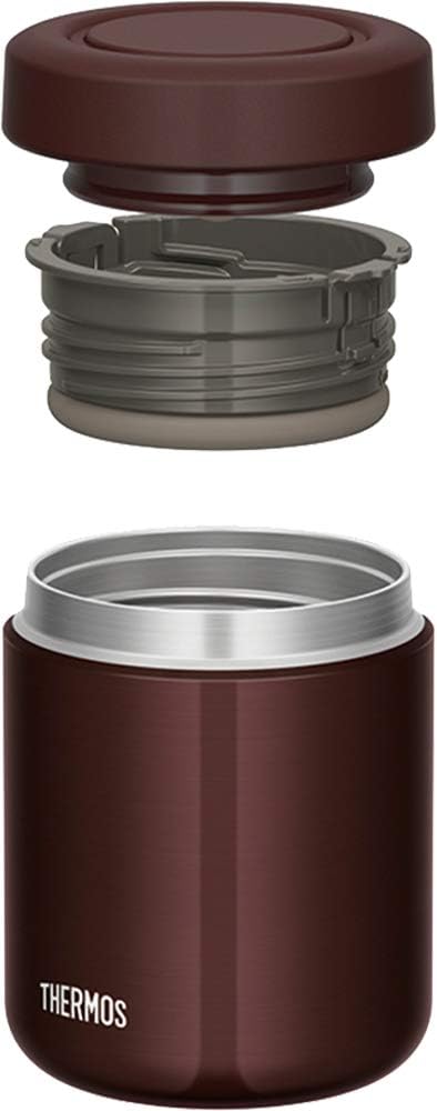 Thermos JBR-400 BW – Tarro de sopa aislado al vacío, 13.5 onzas líquidas (13.5fl oz), color marrón