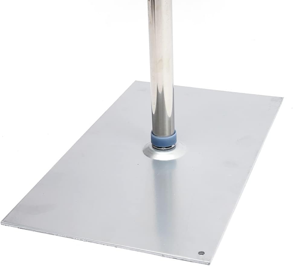 Soporte para telón de fondo de tubo de 10 x 50 pies, gran resistente, telón de fondo con base, telescópico, para bodas, fiestas, espectáculos de