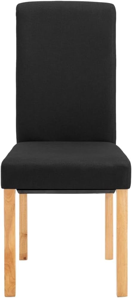 Dining Chairs 2 Pcs Black Fabric,Living Room Dining Chairs,Counter Dining Chairs Suitable for Daily Dining Or Special Events Such As Meetings,