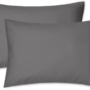 EXQ Home Juego de 2 fundas de almohada de viaje de 14 x 20 pulgadas, fundas de almohada pequeñas para almohadas de bebé de 12 x 16 pulgadas, 13 x 18 EXQ Home Juego de 2 fundas de almohada de viaje de 14 x 20 pulgadas, fundas de almohada pequeñas para almohadas de bebé de 12 x 16 pulgadas, 13 x 18