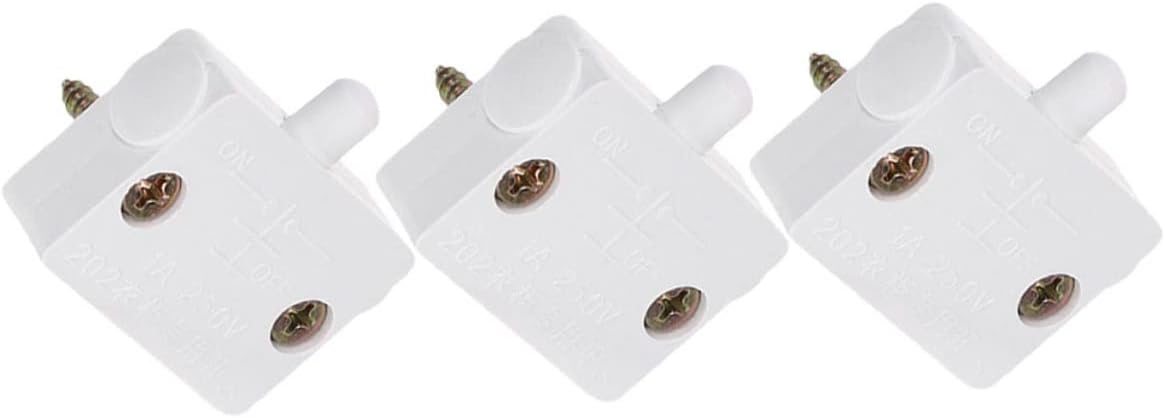 Luz LED Normalmente Cerrada Luces de Lámpara para Armarios sin Puerta Eléctrica Activada Luz Armario Luz Automática ABS Luz 3pcs