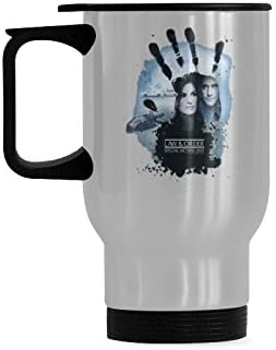 Ley y orden Unidad de víctimas especiales Taza de café de viaje Taza de té de viaje de acero inoxidable 14 onzas