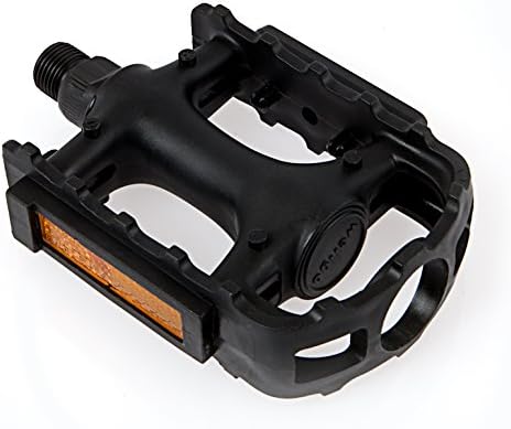 WELLGO LU-895 Resin Pedal, Black, 10.4 oz (298 g), MTBATBStreet Riding