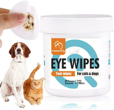 Toallitas para mascotas para gatos y perros, toallitas de aseo para ojos, patas, orejas, nariz, toallitas quitamanchas suaves sin perfume para