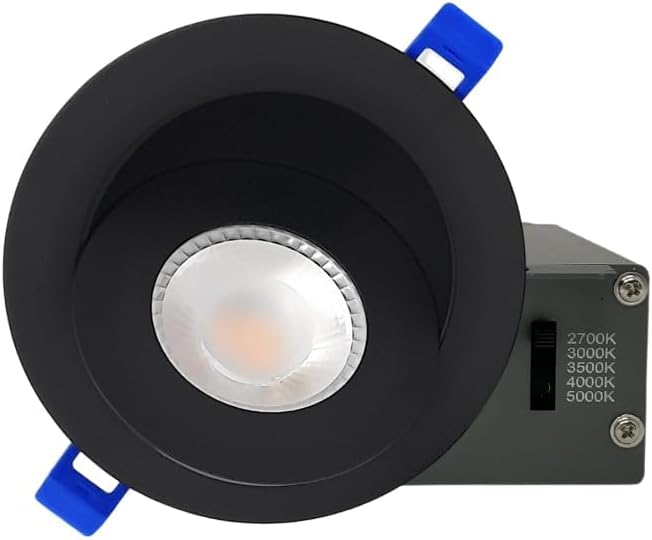 RENO SUPPLIES RS 3.5 pulgadas, 5CCT – Gimbal de globo ocular cambiable de color, luz empotrable, 9W, 700LM, regulable,