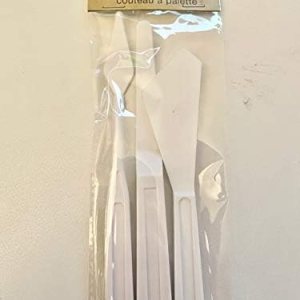 Cuchillo de paleta de pintura Espátula de plástico Cuchillo de paleta Pintura al óleo Cuchillos de plástico Mango de plástico (blanco 3 piezas) Cuchillo de paleta de pintura Espátula de plástico Cuchillo de paleta Pintura al óleo Cuchillos de plástico Mango de plástico (blanco 3 piezas)