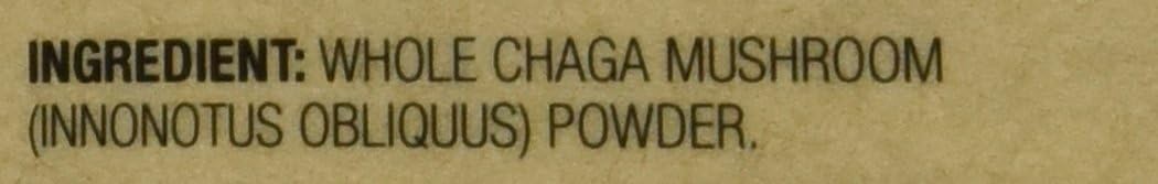 Sayan Polvo de chaga grueso siberiano crudo de 4 onzas (3.99 oz) de té de hongos cosechados salvajes, potente suplemento antioxidante adaptógeno
