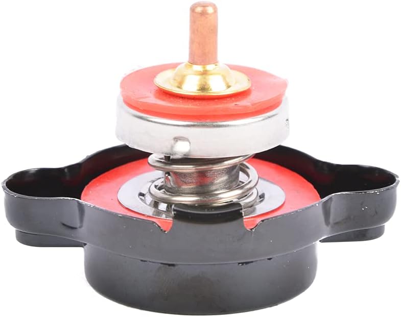 Tapa de radiador de presión con medidor de temperatura compatible con Honda, Kawasaki, Suzuki, Yamaha, Polaris Ranger, Husqvarna Dirt Bike, KTM, más