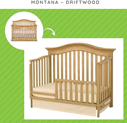 CC KITS Barandilla de seguridad para cama infantil para cunas de bebé (sin terminar)