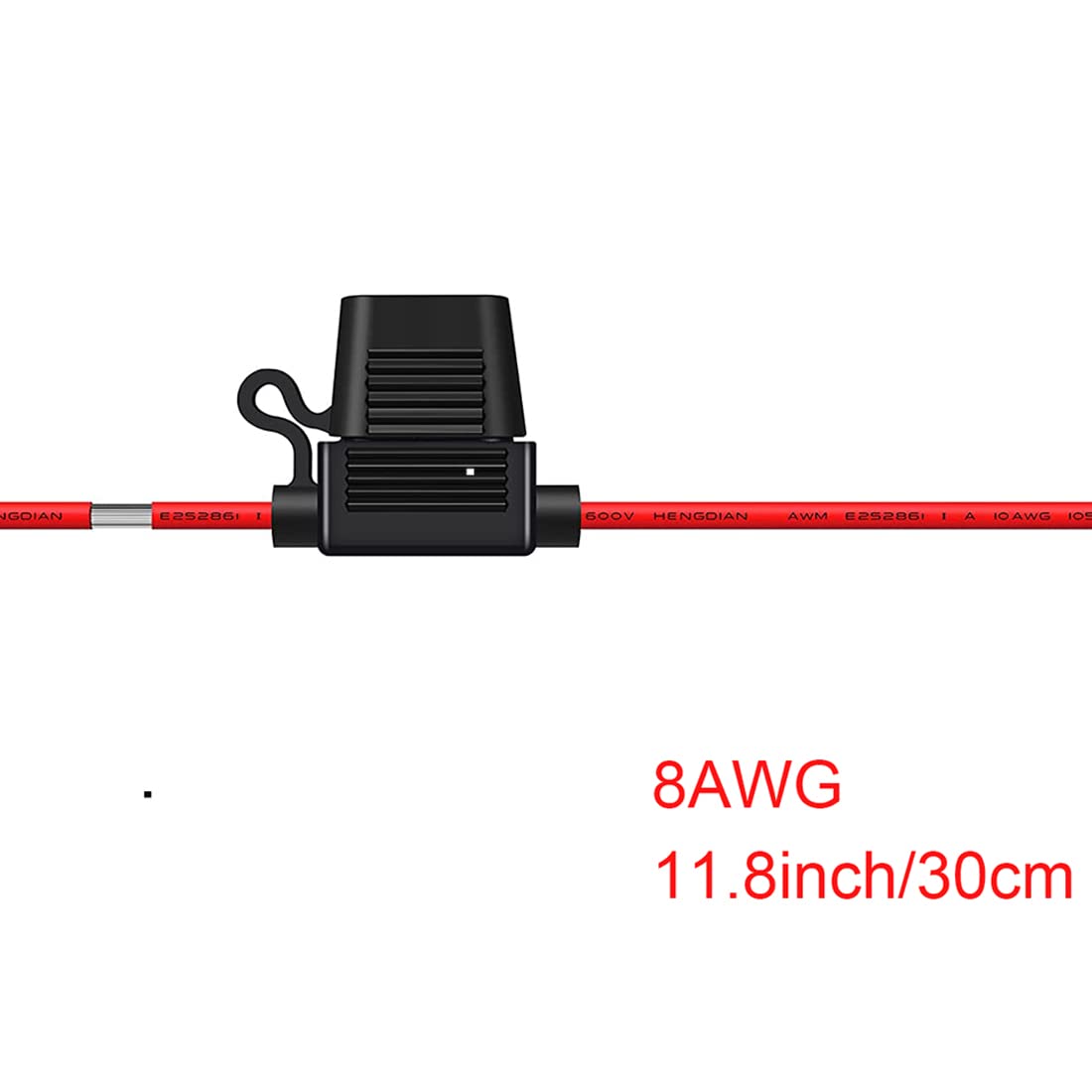 Portafusibles en línea 8 calibre AWG IP67 impermeable portafusibles para fusible maxi y tamaño grande