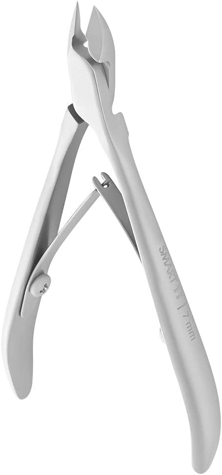 Staleks Pinzas para cutículas Pro SMART NS-11-7, mandíbula completa, 0.27 pulgadas (0.276 in)