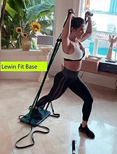 Base Lewin Fit. Venta masiva. $149 Ahora solo $59., Viene con accesorios de rueda y equilibrio. Asas de empuje, 6 bandas, anclaje de puerta, banda