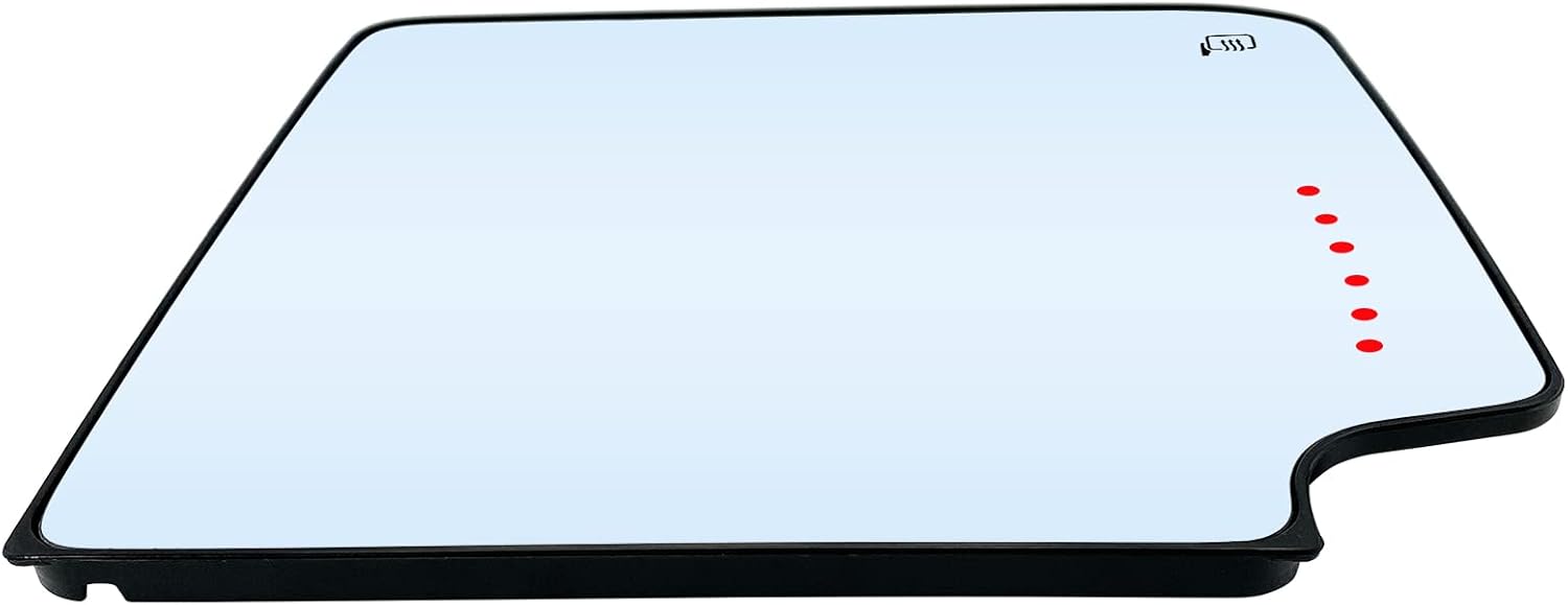 Espejo retrovisor superior de señal calefactada para el lado derecho del pasajero para Chevrolet Silverado 2014, 2015, 2016, 2017, GMC Sierra 1500