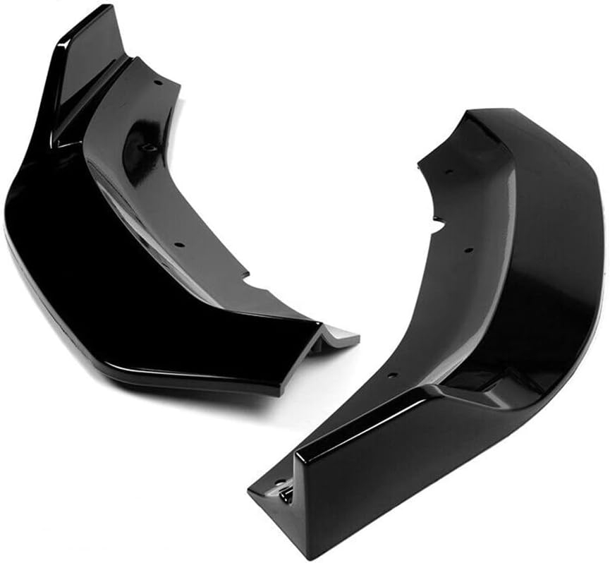 4 piezas de labio delantero compatibles con Dodge Charger 2020 2021 2022 SRT Hellcat cuerpo ancho parachoques delantero alerón divisor de labios