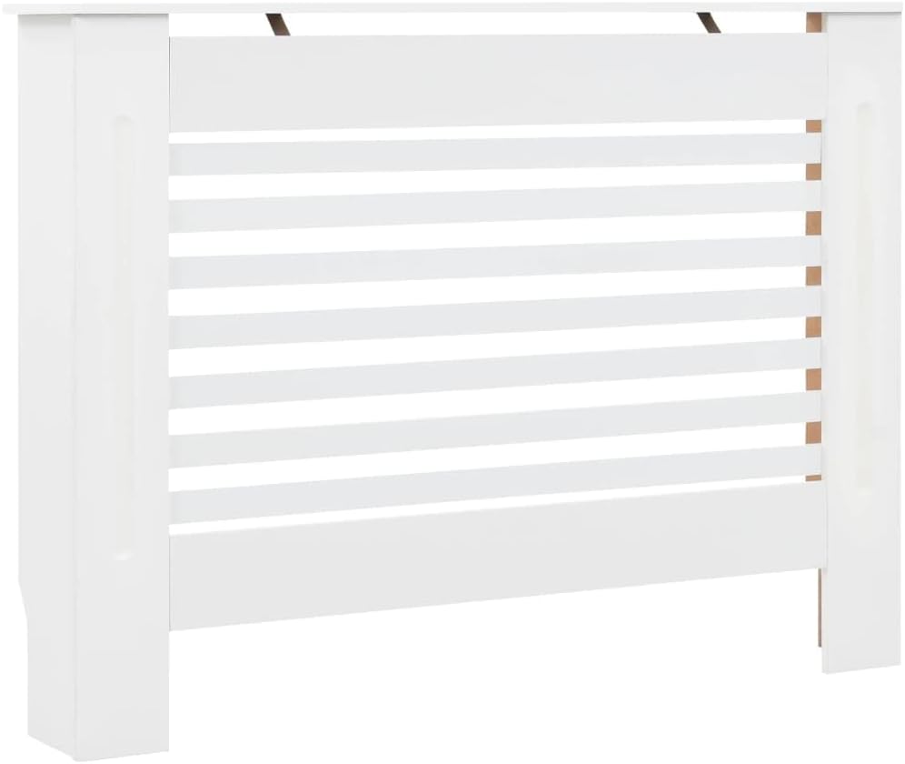 Cubierta de radiador de MDF con diseño horizontal, cubierta de calentador, estante de gabinete para electrodomésticos, accesorios de calefacción,
