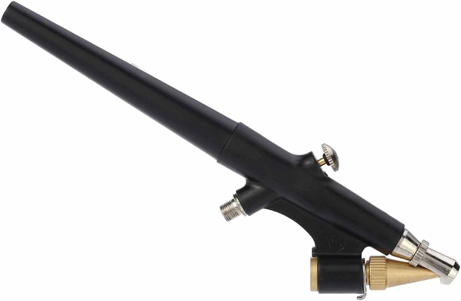 Sand Blaster – Mini kit de compresor de aerógrafo, alimentación de sifón, pistola de pintura con cepillo de aire de acción única, pistola de arena
