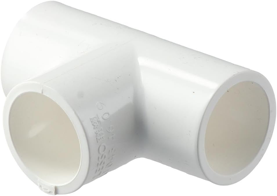10 piezas de suministro de agua de PVC 3 adaptador de junta de tubo en T 6 puntos junta de tres vías 34 pulgadas junta de montaje de tubería de tres