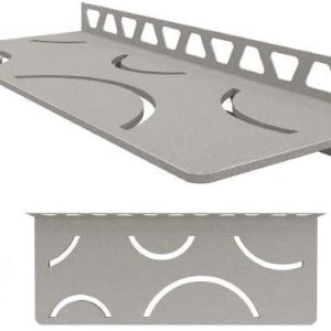 Schluter Systems Estante de pared W – Diseño curvo – Gris piedra – (SWS1D6TSSG) Accesorio de ducha Kerdi-Line Schluter Systems Estante de pared W – Diseño curvo – Gris piedra – (SWS1D6TSSG) Accesorio de ducha Kerdi-Line