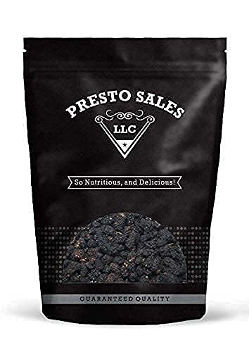Presto Sales LLC – Moras frescas secas negras  Sin azúcar añadido, delicioso, calidad, vegano, fácil de usar, aperitivo, saludable, ingrediente,
