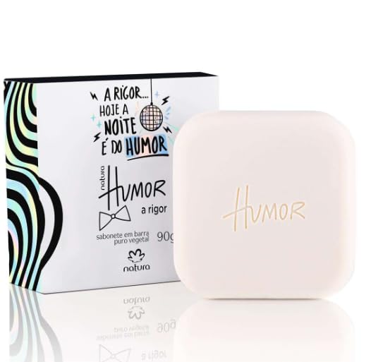 Natura – Humor a Rigor – Sabonete Em Barra Puro Vegetal Masculino 3.17 oz