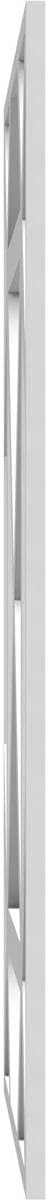 Ekena Millwork 23 38 pulgadas de ancho x 23 38 pulgadas de alto x 38 pulgadas de alto, grandes paneles de pared decorativos Buxton en PVC de grado